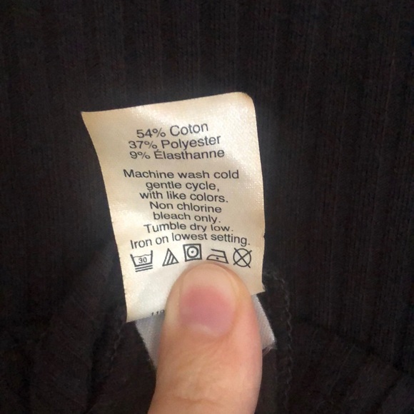 Madewell Keyhole Back Ribbed Top - Picture 6 of 6